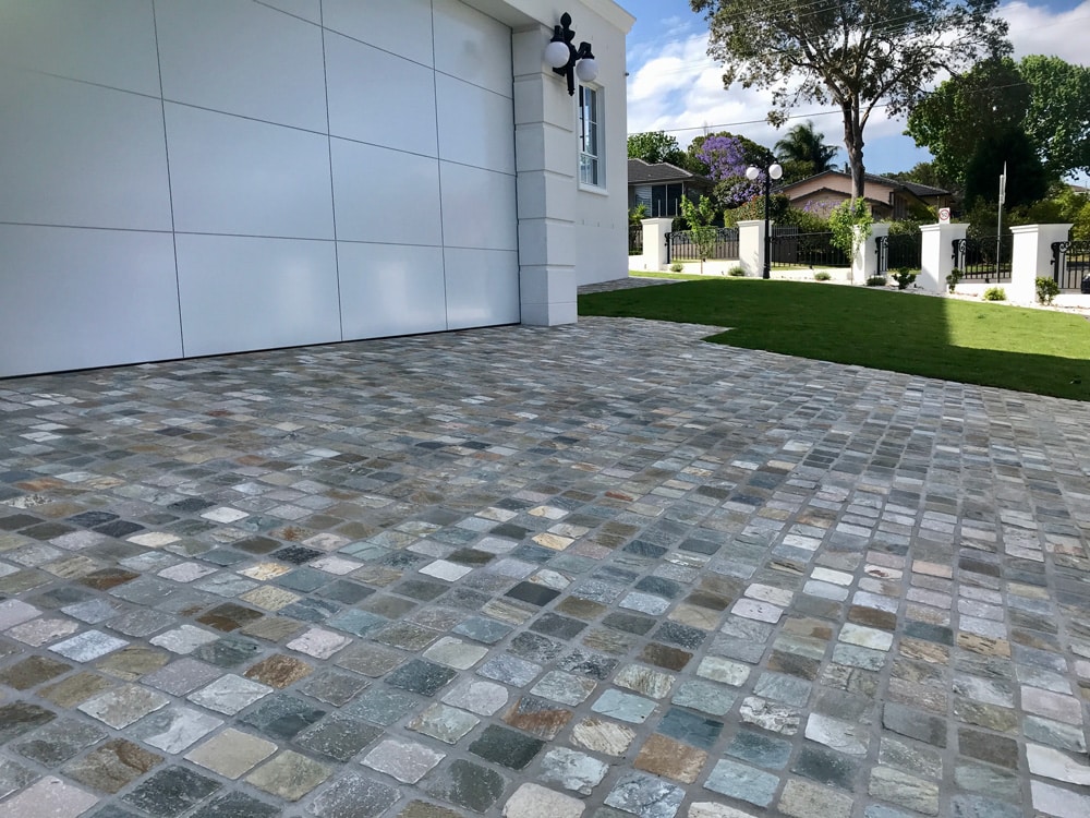 GREEN QUARTZ COBBLESTONES_RMS TRADERS_NATURAL STONE COBBLESTONE PATHWAY SUPPLIER MELBOURNE (6)