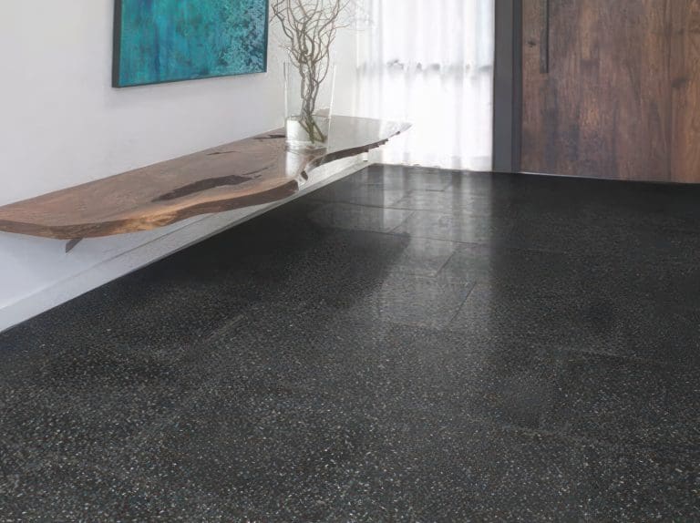 BLACK HONED ITALIAN TERRAZZO_RMS TRADERS_NATURAL STONE BATHROOM TILES FLOOR FEATURE WALL POOL COPING TILES SUPPLIER MELBOURNE (1)