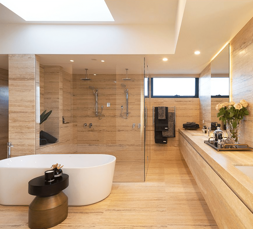 FLORENCE VEIN CUT FILLED & HONED ITALIAN TRAVERTINE_RMS TRADERS_NATURAL STONE BATHROOM TILES SUPPLIER MELBOURNE (1)