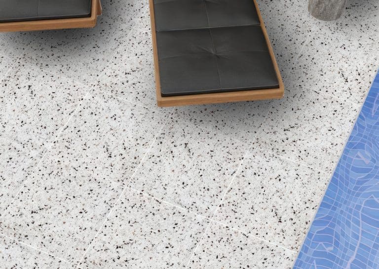 SALT _ PEPPER SANDBLASTED ITALIAN TERRAZZO_RMS TRADERS_NATURAL STONE BATHROOM TILES FLOOR FEATURE WALL POOL COPING TILES SUPPLIER MELBOURNE 4
