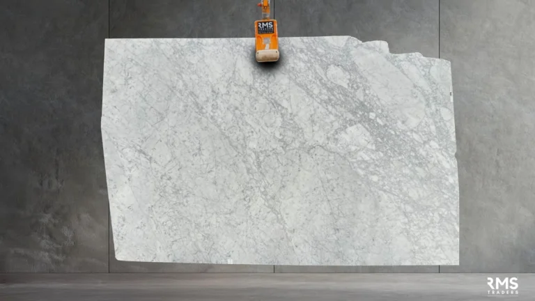 BIANCO CARRARA MARBLE SLAB RMS TRADERS NATURAL STONE SUPPLIER MELBOURNE 001 Natural Stone - RMS Traders