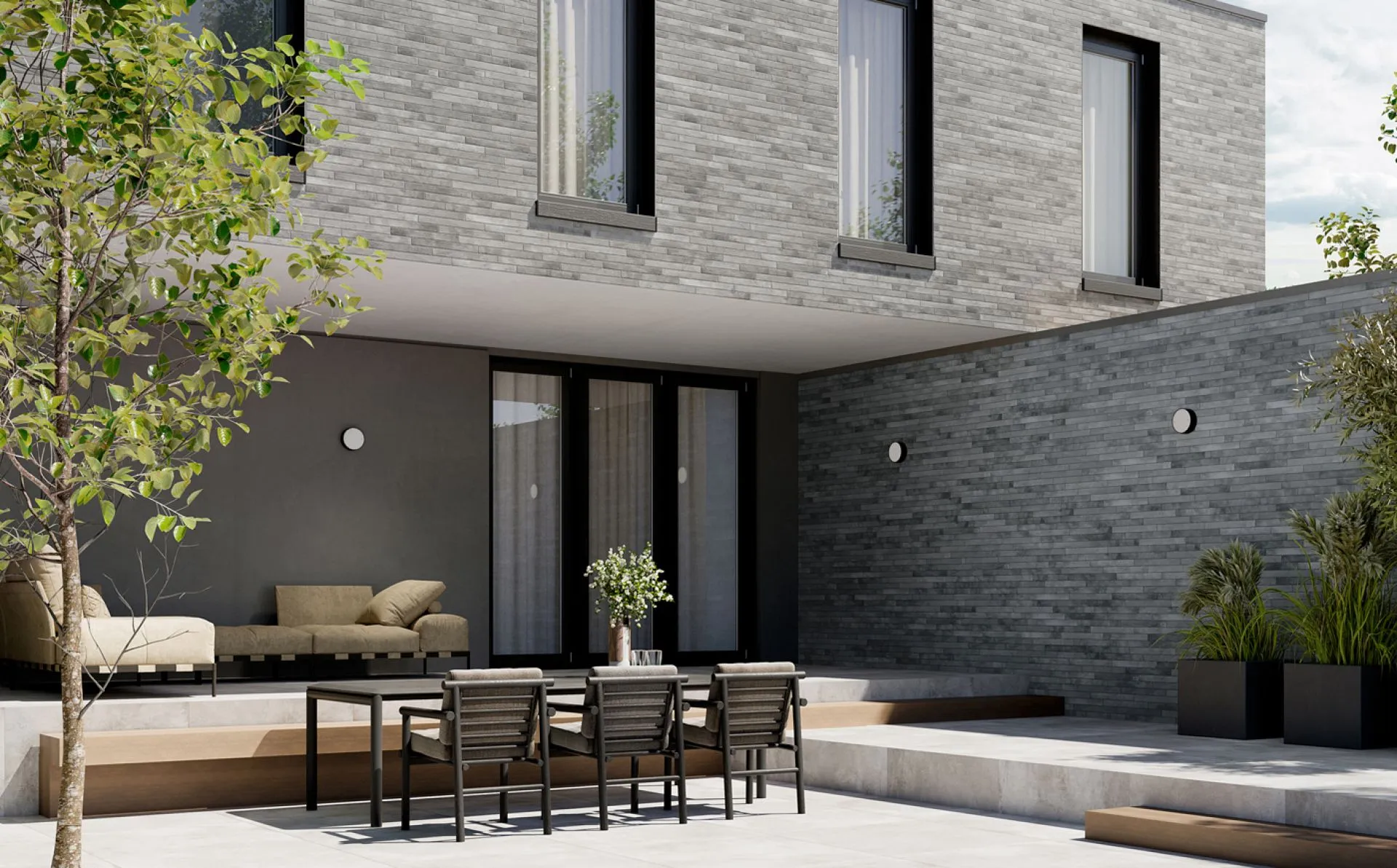 PAOLI BRICK SLIPS SMOKE PORCELAIN CLADDING RMS TRADERS MELBOURNE NATURAL STONE SUPPLIER 03 Natural Stone - RMS Traders