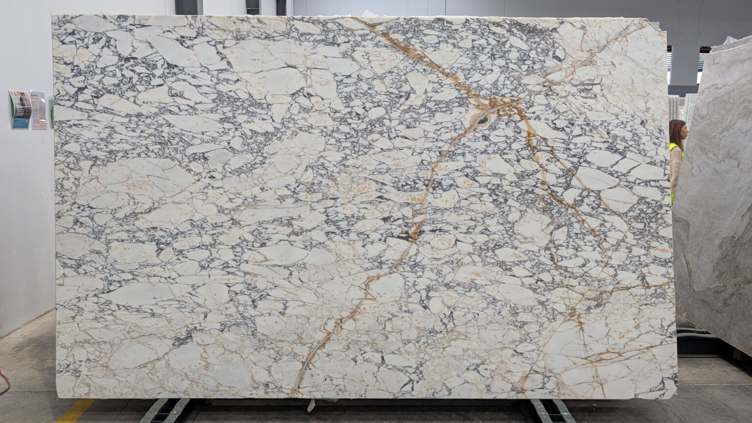 Calacatta Viola Honed Marble Slab