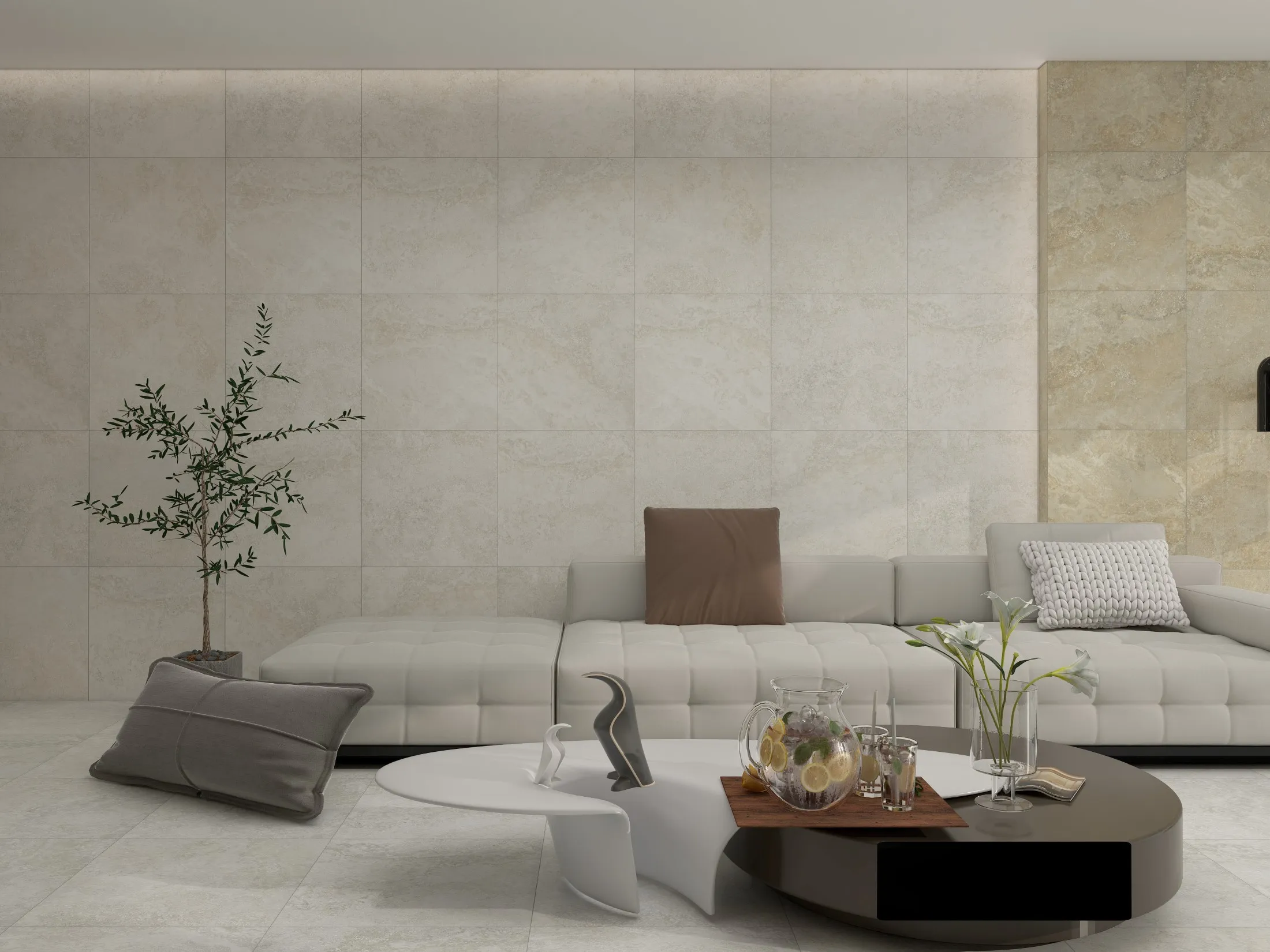 TRAVERTINE CROSS CLASSICO MATT PORCELAIN RMS TRADERS NATURAL STONE SUPPLIER MELBOURNE  (1) Natural Stone - RMS Traders