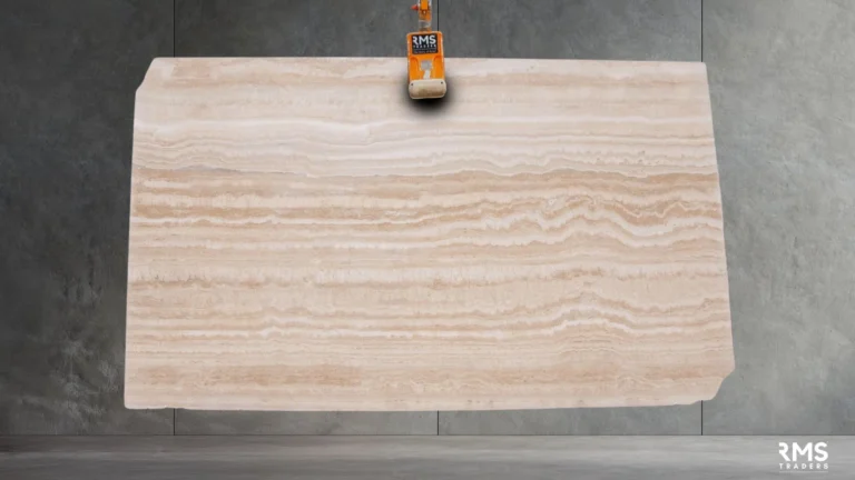 ONDULATO VEIN FILLED TRAVERTINE SLAB RMS TRADERS NATURAL STONE SUPPLIER MELBOURNE 001 Natural Stone - RMS Traders
