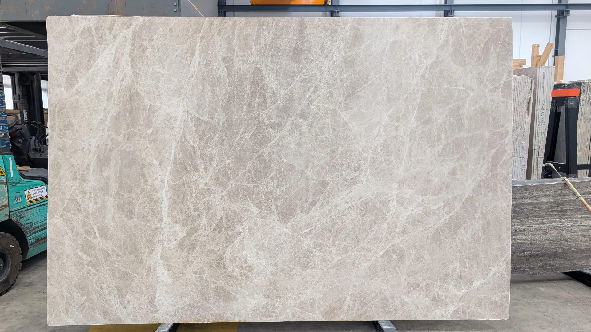Turko Argento Light marble slab in soft grey tones, high‑quality and great value by RMS Traders natural stone supplier Melbourne-2
