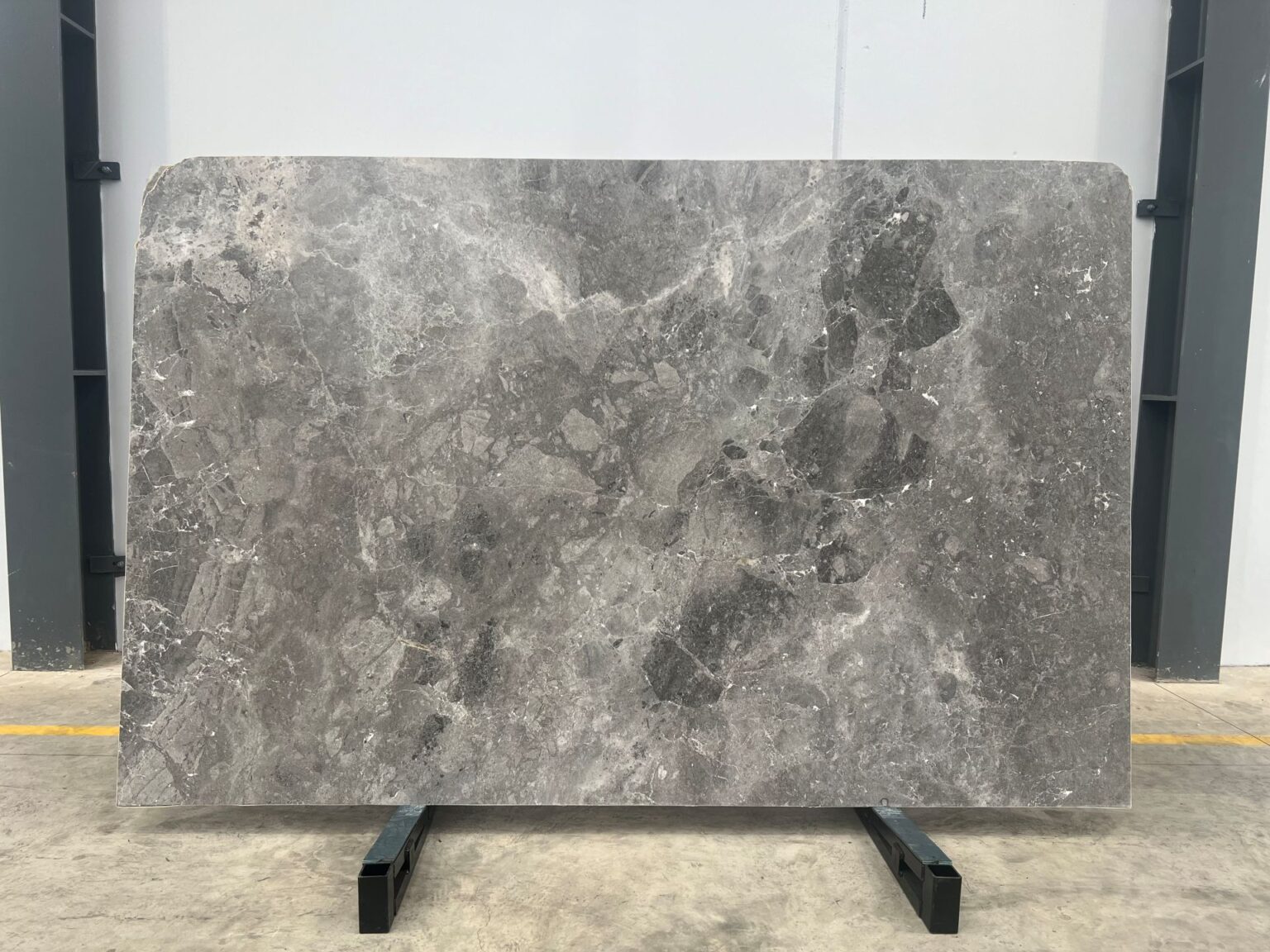 Ventura Grey honed marble slab with rich grey texture high‑quality natural stone from RMS Traders, Melbourne
