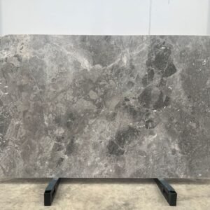 Ventura Grey honed marble slab with rich grey texture high‑quality natural stone from RMS Traders, Melbourne